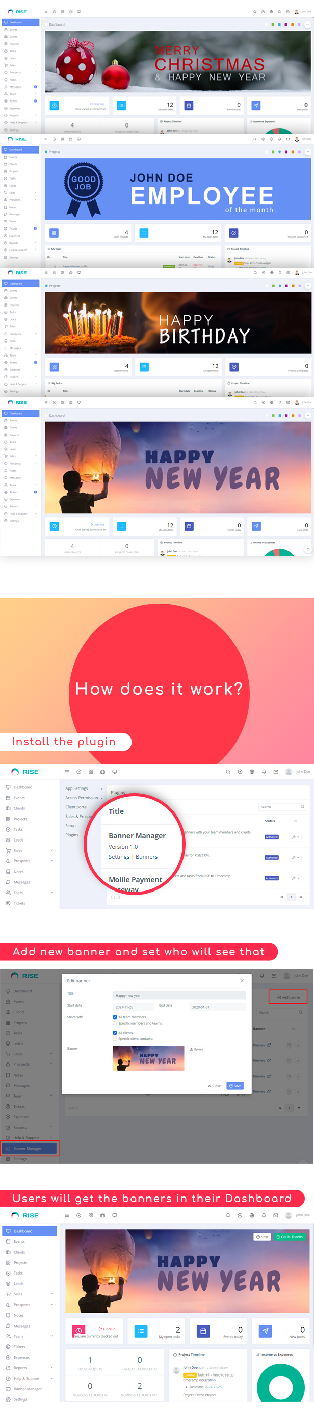 RISE - Ultimate Project Manager & CRM plugin